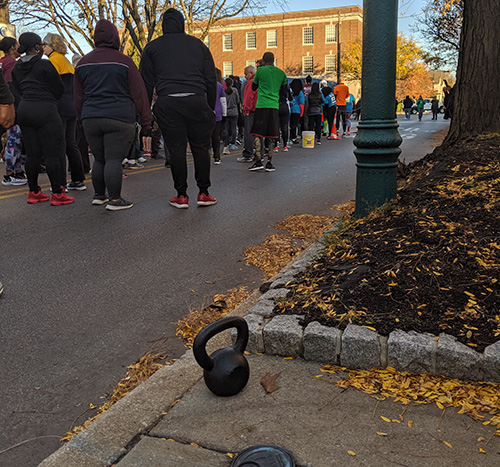 25 lb. kettlebell 25 lb. kettlebell