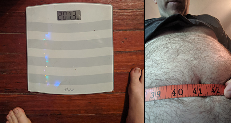 Day 1 - Weight & Stomach