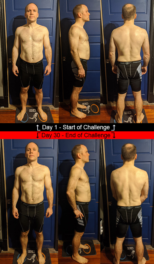 6-pack abs challenge - the beginning and end compared 6-pack abs challenge - the beginning and end compared