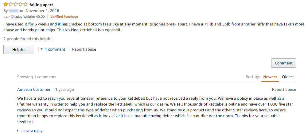 Kettlebell Kings Amazon - Fake Review Kettlebell Kings Amazon - Fake Review