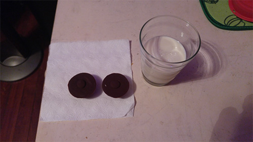 Almond Butter Cups and Eggnog