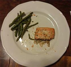 Salmon and Green Beans Salmon and Green Beans