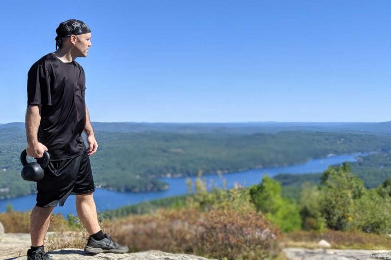 Read more about the article Kettlebell Adventures: Hiking Up Mount Major on the Brook Trail Loop