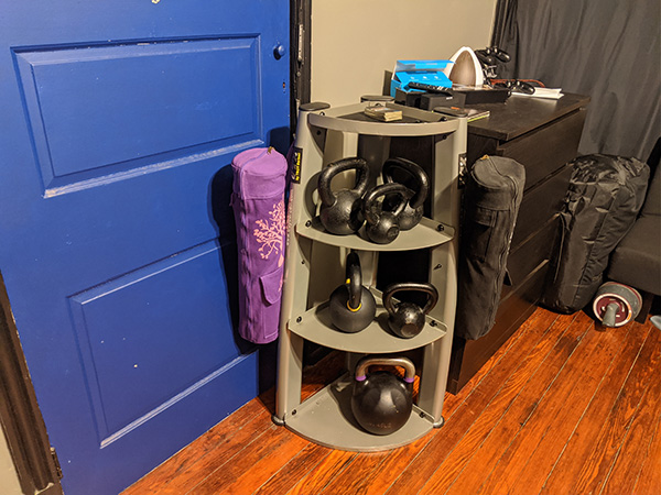 Kettlebell Rack & Equipment