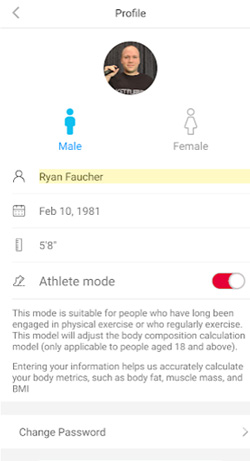 smart scale profile smart scale profile