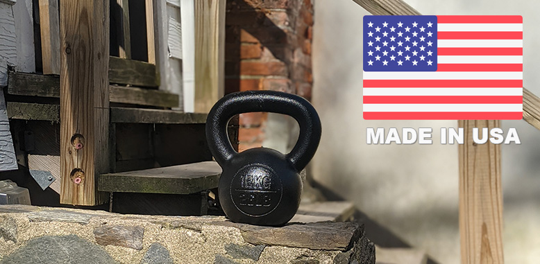 Rogue Fitness E-Coat Kettlebell Made in Cadillac, MI Rogue Fitness E-Coat Kettlebell Made in Cadillac, MI