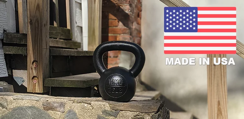 Rogue Fitness E-Coat Kettlebell Made in Cadillac, MI Rogue Fitness E-Coat Kettlebell Made in Cadillac, MI
