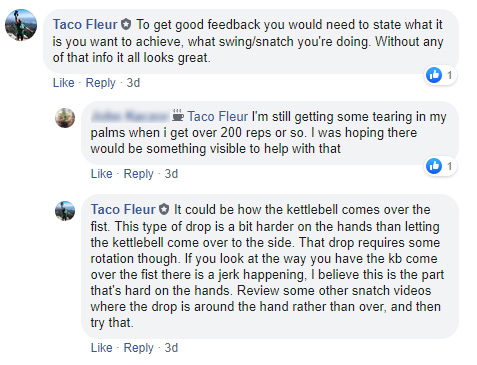 Taco Fleur Provides Feedback