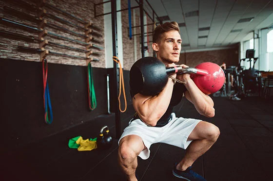 Kettlebell Rack Squat Kettlebell Rack Squat