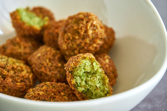 Gluten-free falafel balls